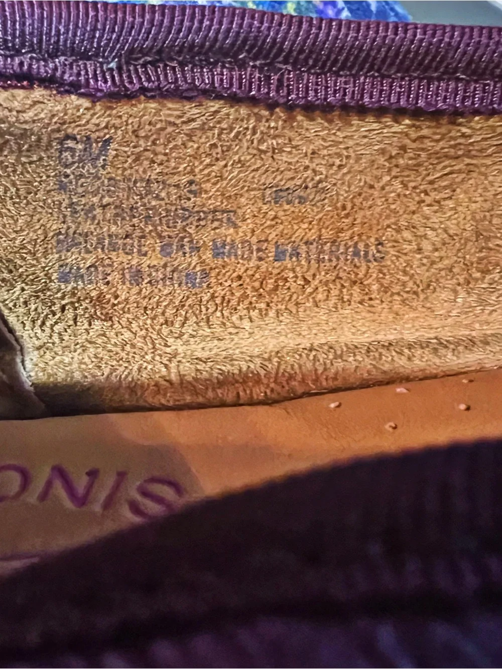 Kirk Ease Palermo Plum Leather Ballet Flat Sz 6